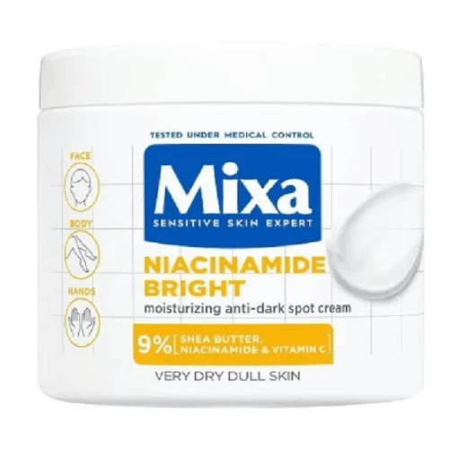 Крем за тяло Mixa Niacinamide Bright 400мл.