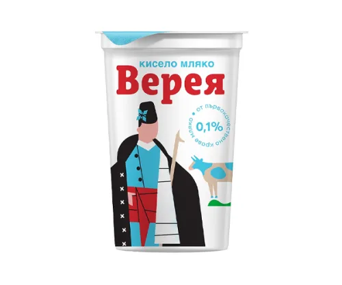Кисело краве мляко 0.1% - Верея