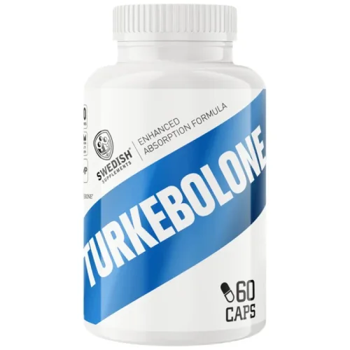Turkebolone | Turkesterone 500 mg with BioPerine® / 60 капсули, 60 дози - SWEDISH Supplements