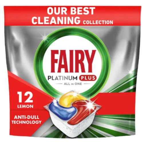 Капсули за съдомиялна Fairy Platinum all in one 12бр. - Fairy
