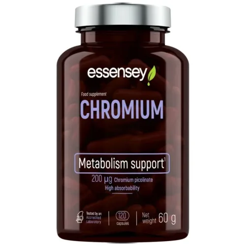 Chromium 200 mcg / 120 капсули, 120 дози - Essensey