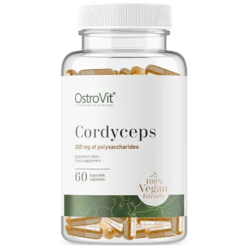 Cordyceps 500 mg | Vege / 60 капсули, 60 дози - OstroVit