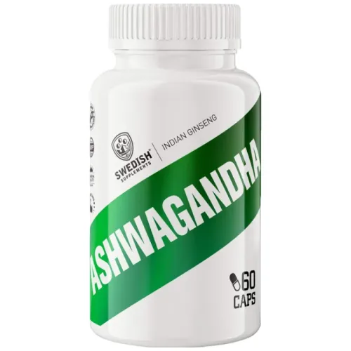 Ashwagandha Extract 400 mg / 60 капсули, 60 дози - SWEDISH Supplements