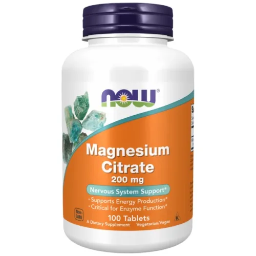 Magnesium Citrate 200 mg / 100 Таблетки - NOW Foods