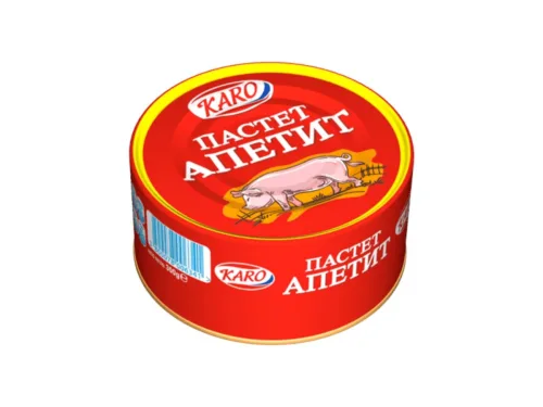 Пастет Апетит Свински Каро 300гр - Karo