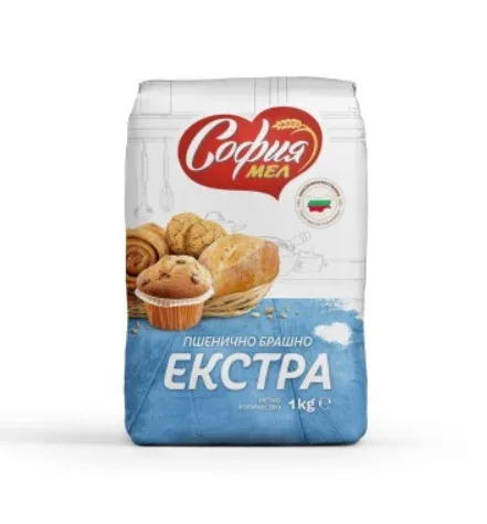 Брашно пшенично екстра София Мел 1кг.