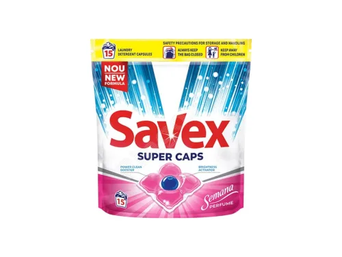 Капсули за Пране Savex 2в1 Semana Perfume 15бр Плик