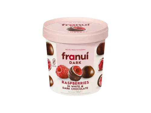 Малини Franui с Бял и Черен Шоколад 150гр Замразени