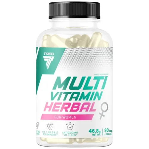 Multi-Vitamin Herbal for Women / 90 капсули, 90 дози - Trec Nutrition