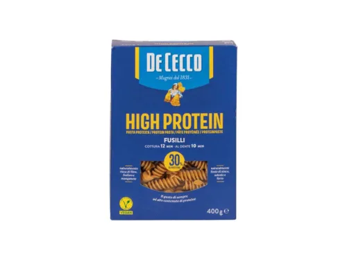 Макарони De Cecco High Protein Фусили 400 Г