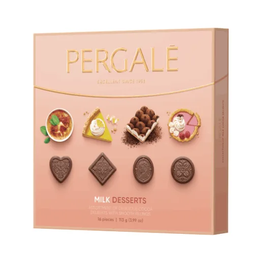 Бонбони Pergale Milk Desserts 113гр./16бр.