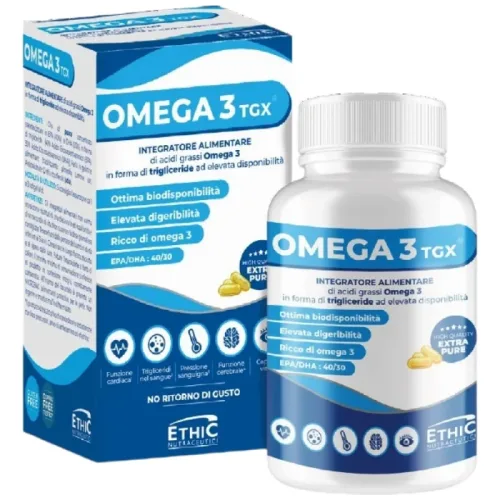 OMEGA 3TGX | with 70% Omega-3 / 60 Гел капсули, 20 дози - EthicSport