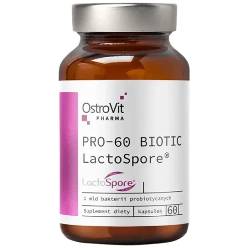PRO-60 BIOTIC LactoSpore® | Probiotic / 60 капсули, 60 дози - OstroVit