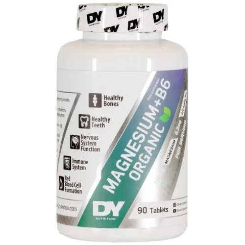 Organic Magnesium + B6 / 90 Таблетки, 90 дози - Dorian Yates Nutrition