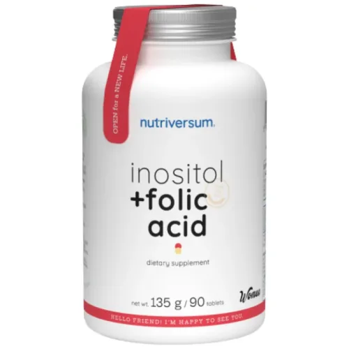 Inositol + Folic Acid for Women / 90 Таблетки, 90 дози - Nutriversum