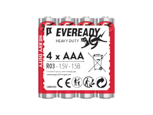 Батерии Eveready Hd Aaa 4 Бр Фолио Цинкови R03