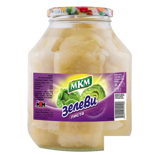 Зелеви листа МКМ 1630гр. - МКМ