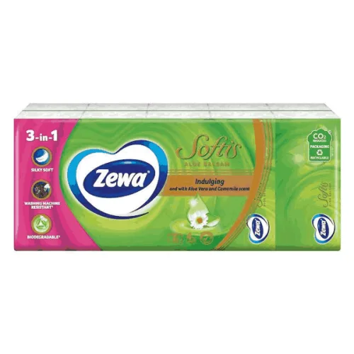 Носни кърпички Zewa Aloe Balsam 10бр.