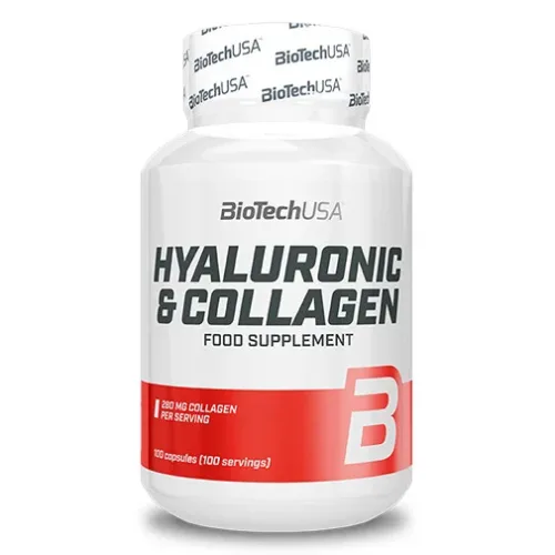 Hyaluronic & Collagen / 100 Caps - BioTech USA