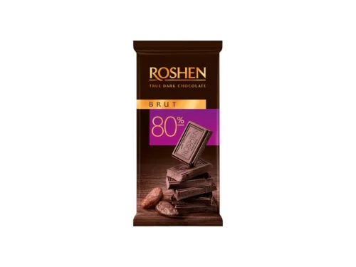Шоколад Roshen Тъмен Брут 80% 85гр