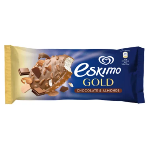 Сладолед Eskimo Gold бадем 75гр. - Eskimo