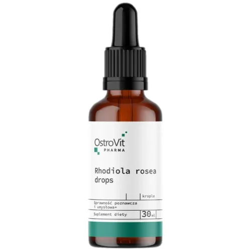Rhodiola Rosea Drops | Rhodiola Root Extract / 30 мл, 36 дози - OstroVit