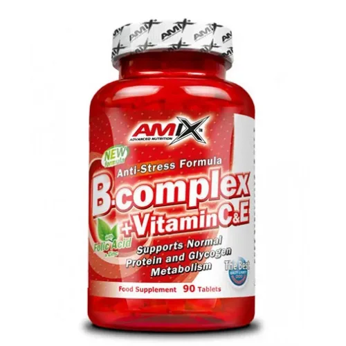 Vitamin B-Complex + Vitamin C & E / 90 Tabs. - Amix