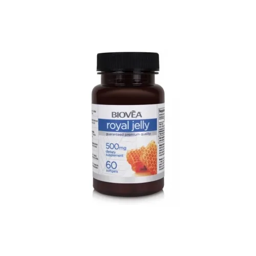 Royal Jelly 500mg - Пчелно Млечице, Разфасовка 60 sgels - Biovea