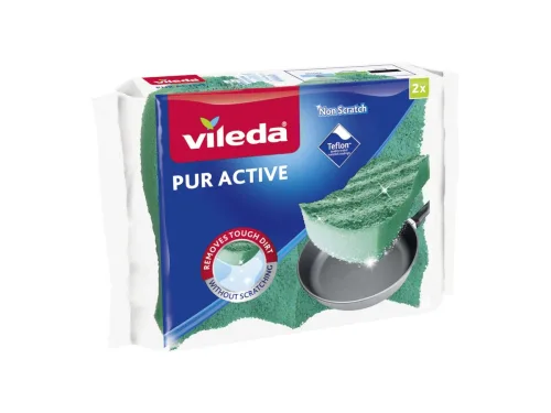 Гъба Домакинска Vileda Pur Active 2бр