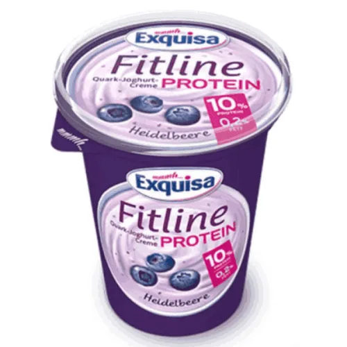 Млечен продукт Кварк Fitline с боровинка Exquisa 400гр.