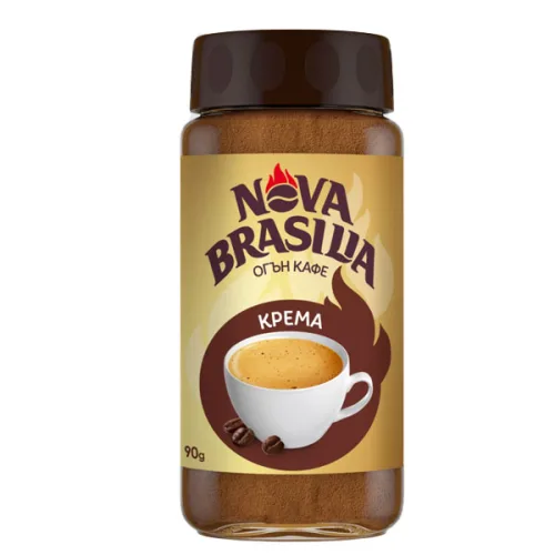 Кафе нова бразилия крема разтворимо 90гр. - Nova Brasilia