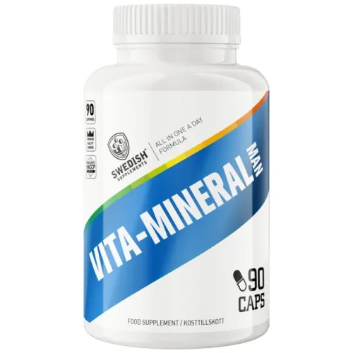 VitaMineral Man | All In One Formula (90 дози) / 90 капсули - SWEDISH Supplements