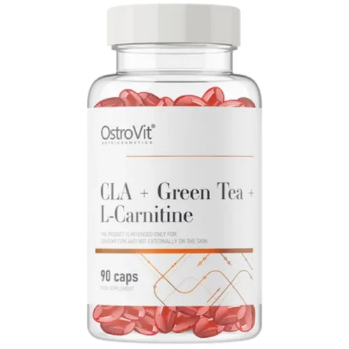 CLA + Green Tea + L-Carnitine / 90 Гел капсули, 90 дози - OstroVit