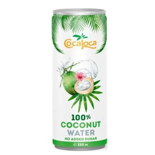 Кокосова вода 100% Coca Loca 250мл.кен