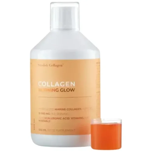 Collagen Morning Glow | Fish Collagen with Retinol / 500 мл, 20 дози - Swedish Collagen