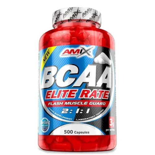 BCAA Elite Rate / 500 Caps / 400g - Amix