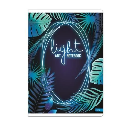 Тетрадка Lastva Light Art A4, 52 листа, Широки редове - Lastva