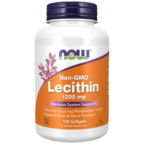Lecithin / Soy 1200 mg (33 дози) / 100 Гел капсули - NOW Foods