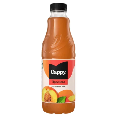 Плодова напитка Праскова  Cappy 1л. - Cappy