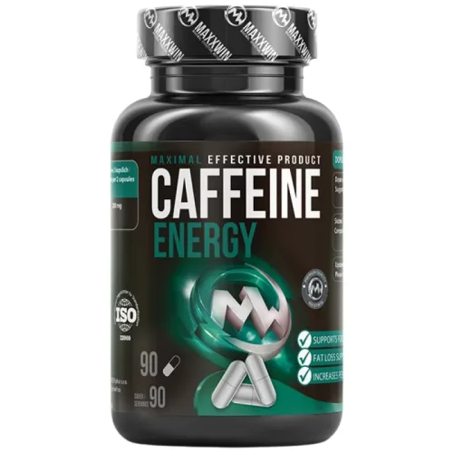 Caffeine Energy 100 mg / 90 капсули, 90 дози - MAXXWIN