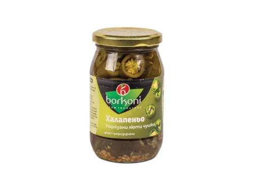 Чушки Borkoni Халапеньо Нарязани 260 Г Буркан
