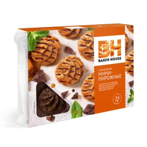 Мини-сладкиши с вкус на карамел Baker House 240гр. - Baker House