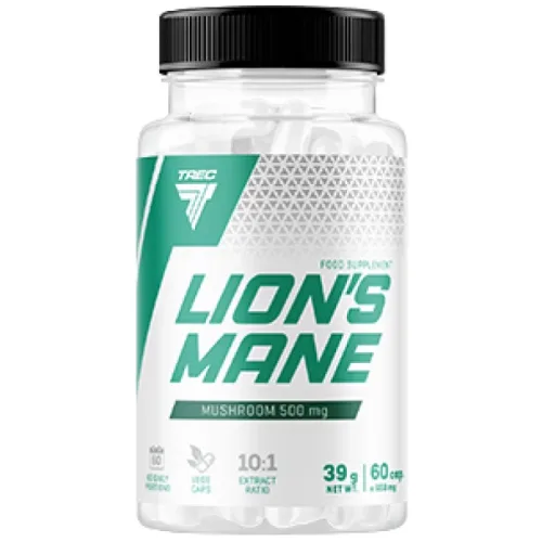 Lion's Mane 500 mg (60 дози) / 60 капсули - Trec Nutrition