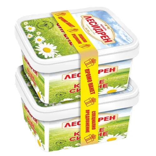 Краве сирене Лесидрен 400гр. 1+1 бр.