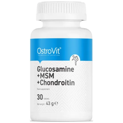 Glucosamine + MSM + Chondroitin / 30 Таблетки, 15 дози - OstroVit