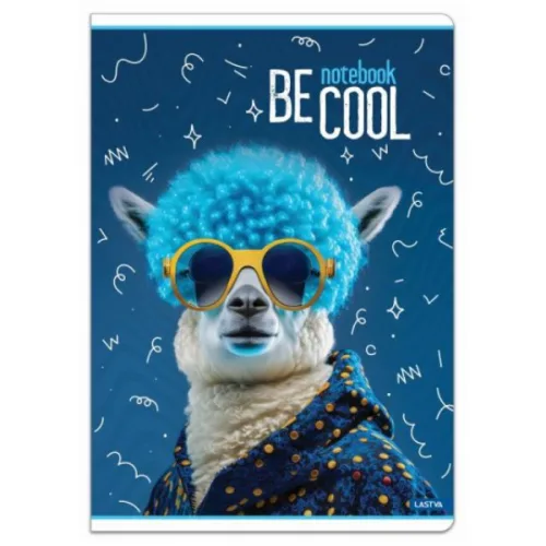 Тетрадка Lastva Be Cool A5, 52 листа, Широки редове малка - Lastva