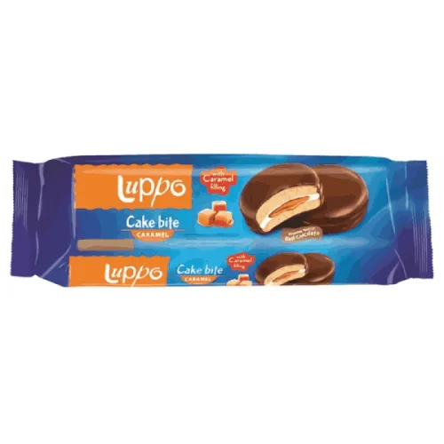 Бисквити Luppo сандвич карамел 182гр. - Luppo