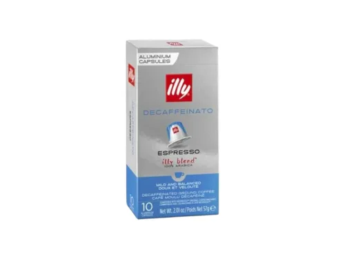 Кафе Illy Decaffeinato 10бр Капсуви Nespresso