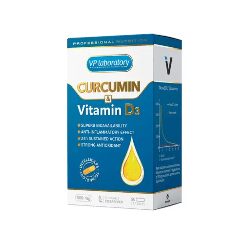 VP Laboratory Curcumin & Vitamin D3 - Куркумин + Витамин D3 - VPLab