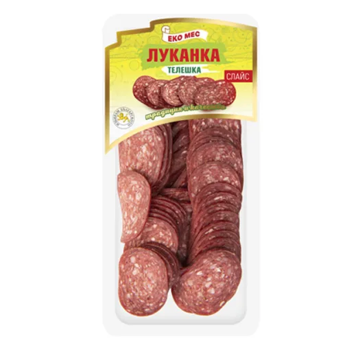 Луканка телешка Еко Мес слайс 140гр. - Еко Мес